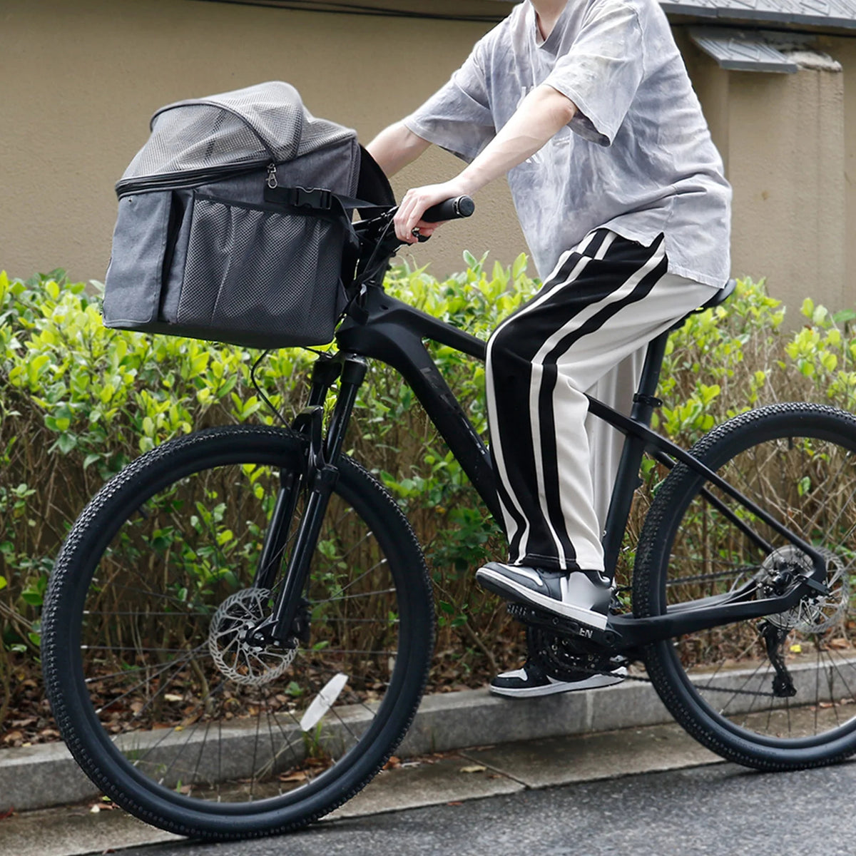 Panier de Vélo pour Chien 2-en-1 — Sac à Dos Oxford, Rangements Multiples