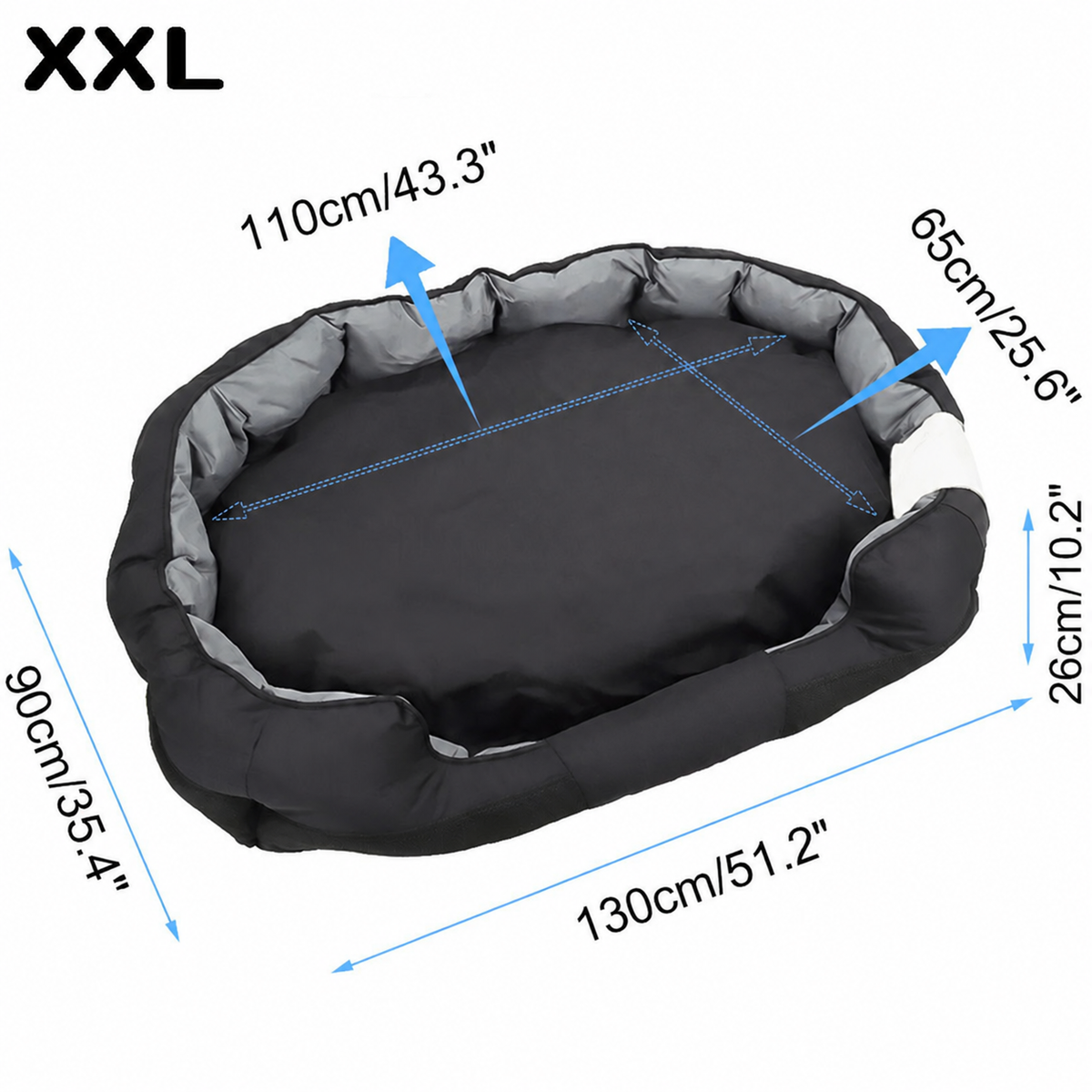 Panier pour Chien Oxford Imperméable — Jusqu'à 50 kg