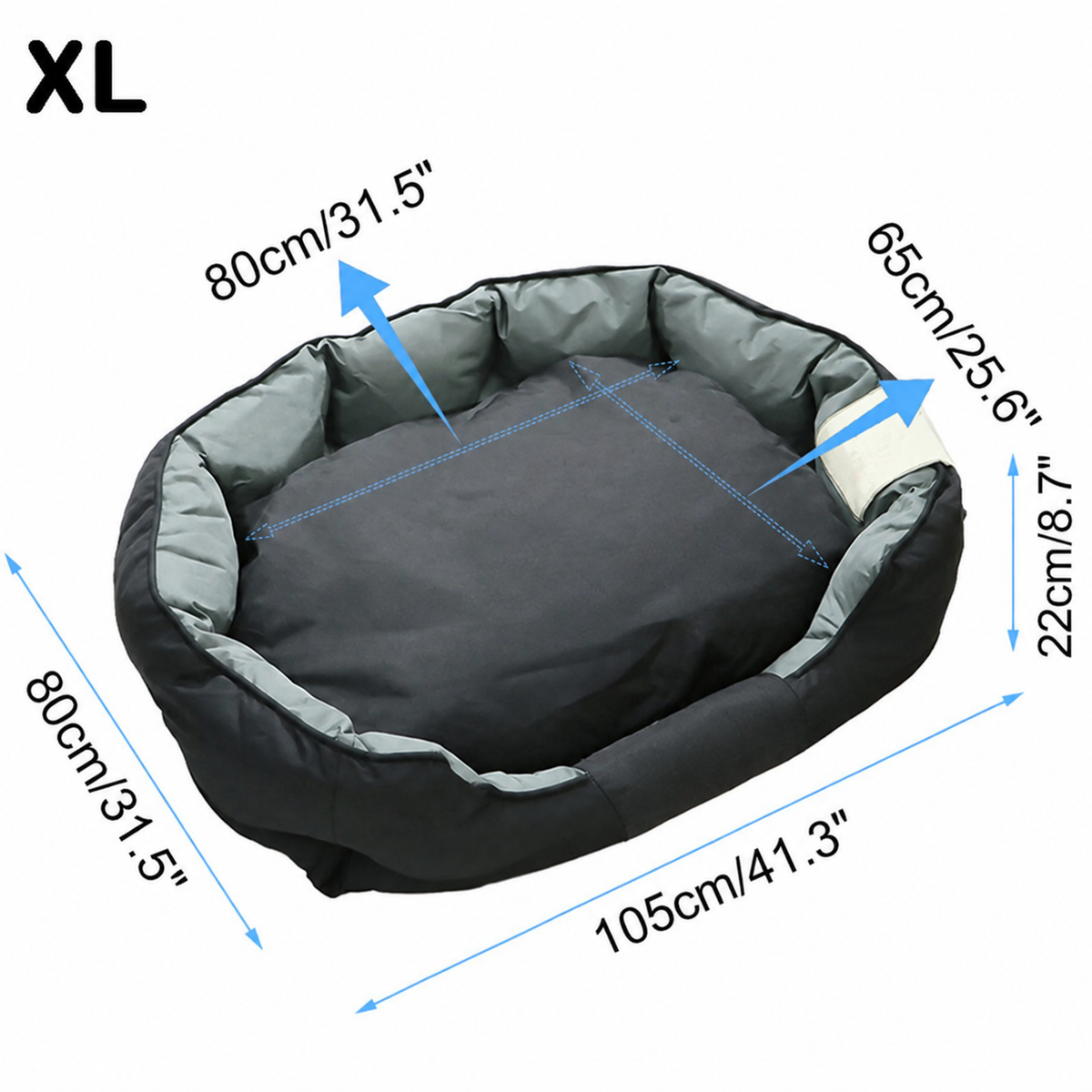 Panier pour Chien Oxford Imperméable — Jusqu'à 50 kg
