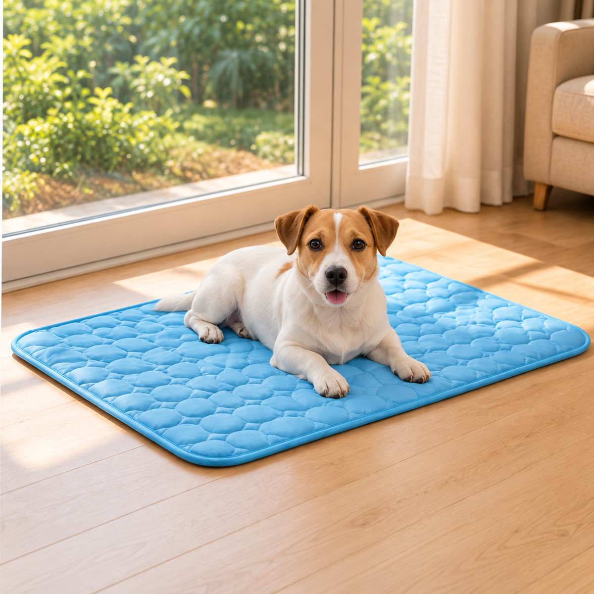 Tapis Rafraîchissant pour Chien et Chat — Fraîcheur Respirante, 4 Tailles