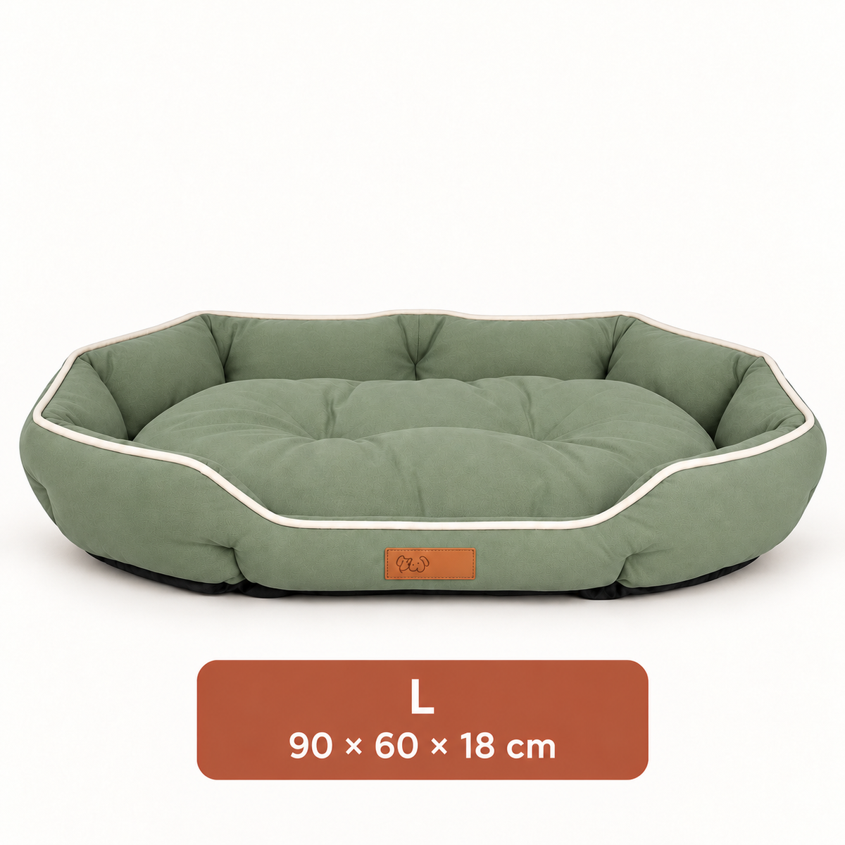 Panier pour Chien Sofa Grand Espace — Velours Côtelé, 4 Tailles