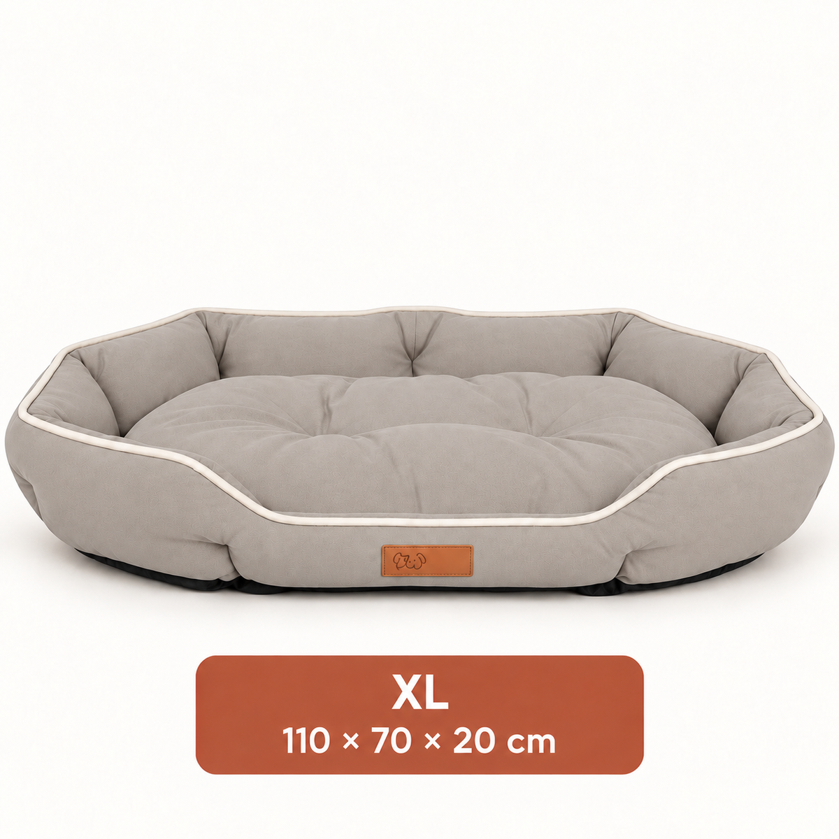 Panier pour Chien Sofa Grand Espace — Velours Côtelé, 4 Tailles