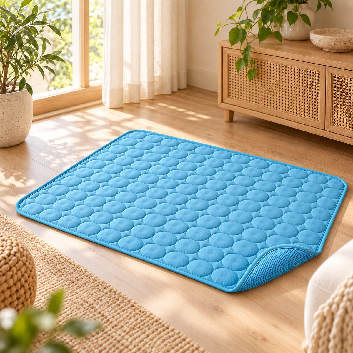 Tapis Rafraîchissant pour Chien et Chat — Fraîcheur Respirante, 4 Tailles