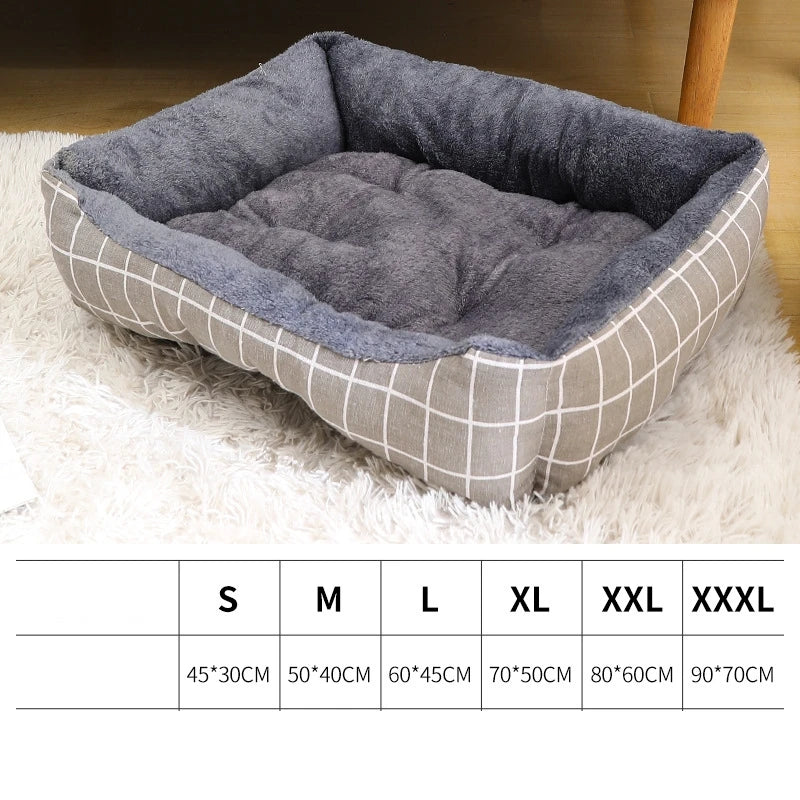 Pet Winter Bed Mat Large Dog Sofa Bed Warm Pet Nest Kennel For Small Medium Large Dogs Puppy Kitten Plus Size Sleeping Mattress