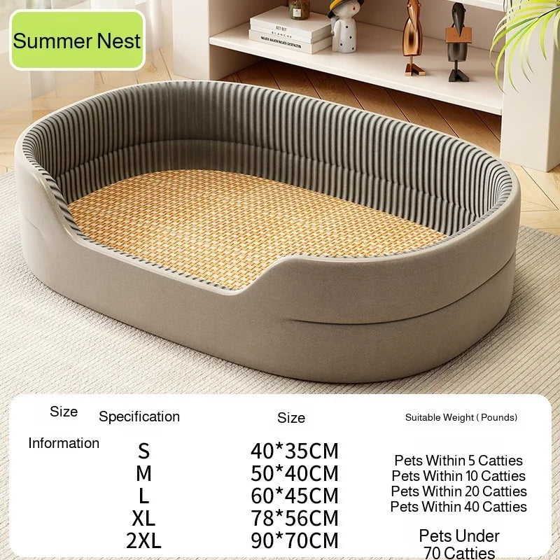 Panier Rafraîchissant Ice Silk pour Chien — Dessous Antidérapant