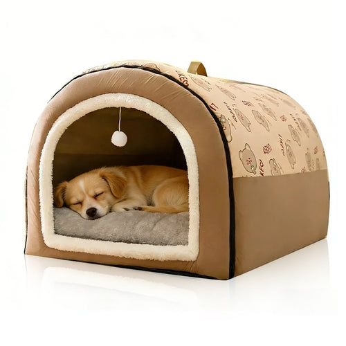 Hot Winter Warm Dog Removable Pet Dog Bed Cozy Pet Nest for Small Medium Dogs Cats Sleeping Bed Comfortable Pet House Supplies