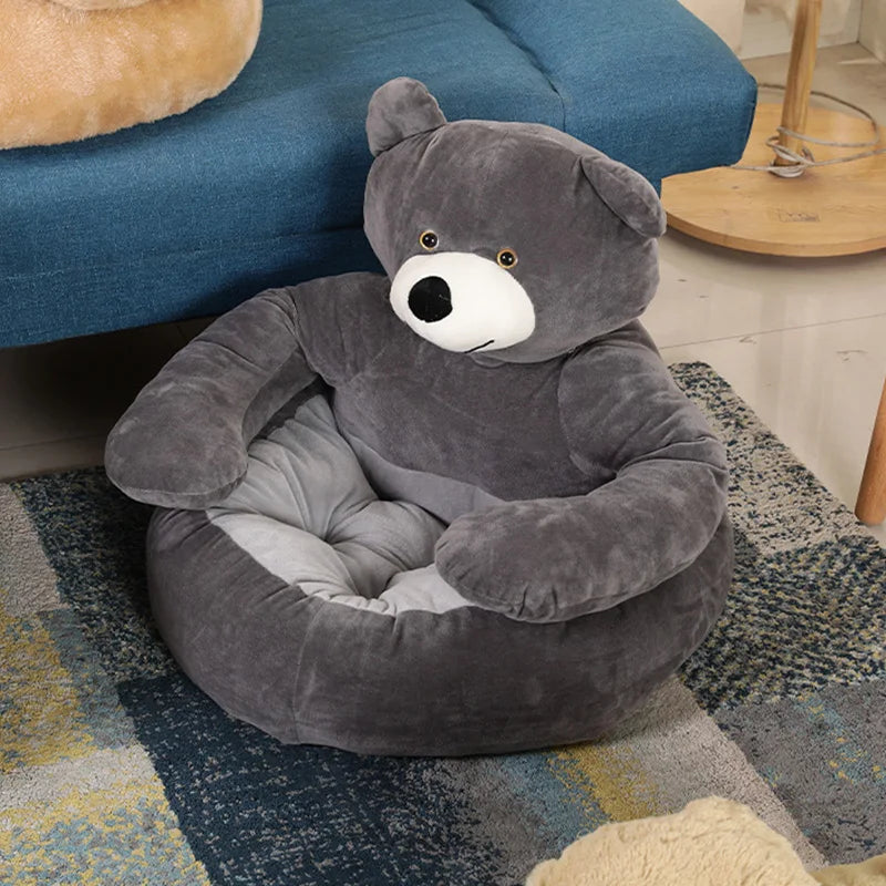 Dog Sofa Bed Fluffy Accessories Large Pet Beds Bad Basket Small Pets Dogs Mat Supplies Puppy Products Medium Cats Kennel Baskets