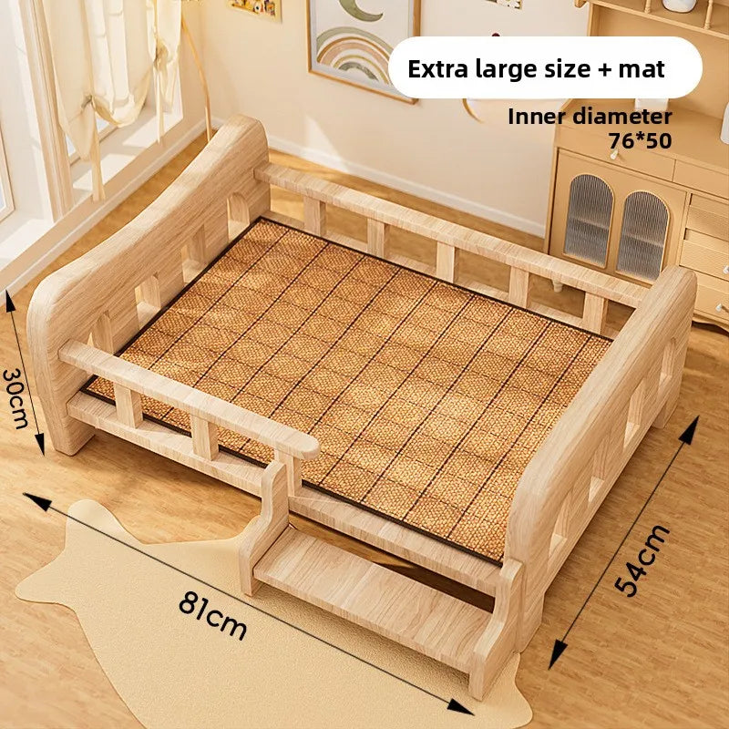 Pet bed, solid wood dog bed, all-season cat bed,pet sleeping sofa,cat bed and dog bed ,cat shelf ,cat condo,wooden cat furniture