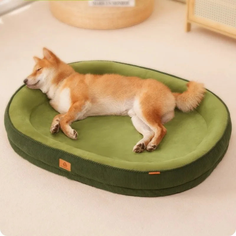 Removable Washable Four Season Dog Bed Anti Slip Moisture Proof Soft Fabric Pet Sleeping Pad