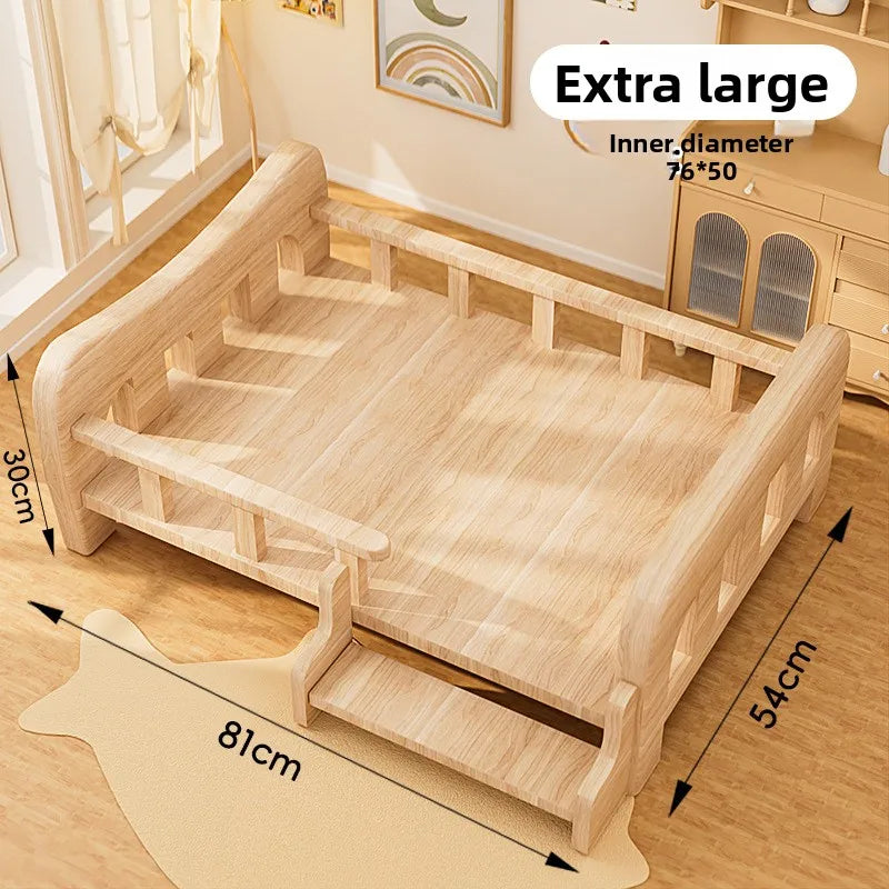 Pet bed, solid wood dog bed, all-season cat bed,pet sleeping sofa,cat bed and dog bed ,cat shelf ,cat condo,wooden cat furniture