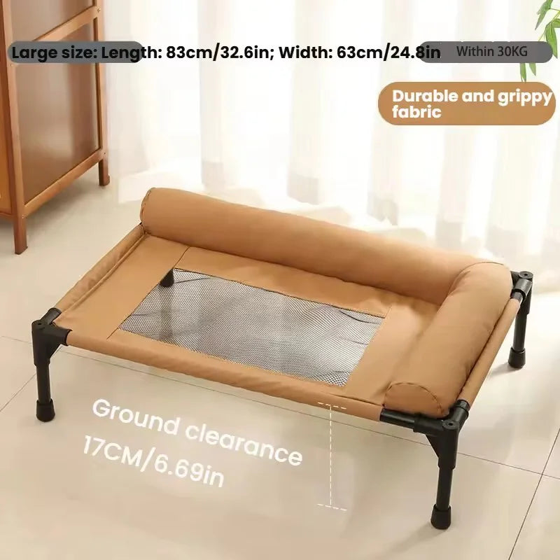 Elevated Dog Bed Detachable Washable Mesh Pet Cot Four Seasons Universal Moisture Proof Dog Bed For Dogs And Cats Sleeping Mat