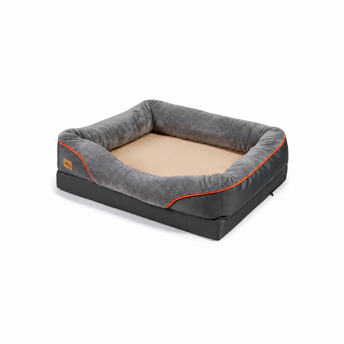 Panier orthopédique 4 rebords pour chien, taille XL