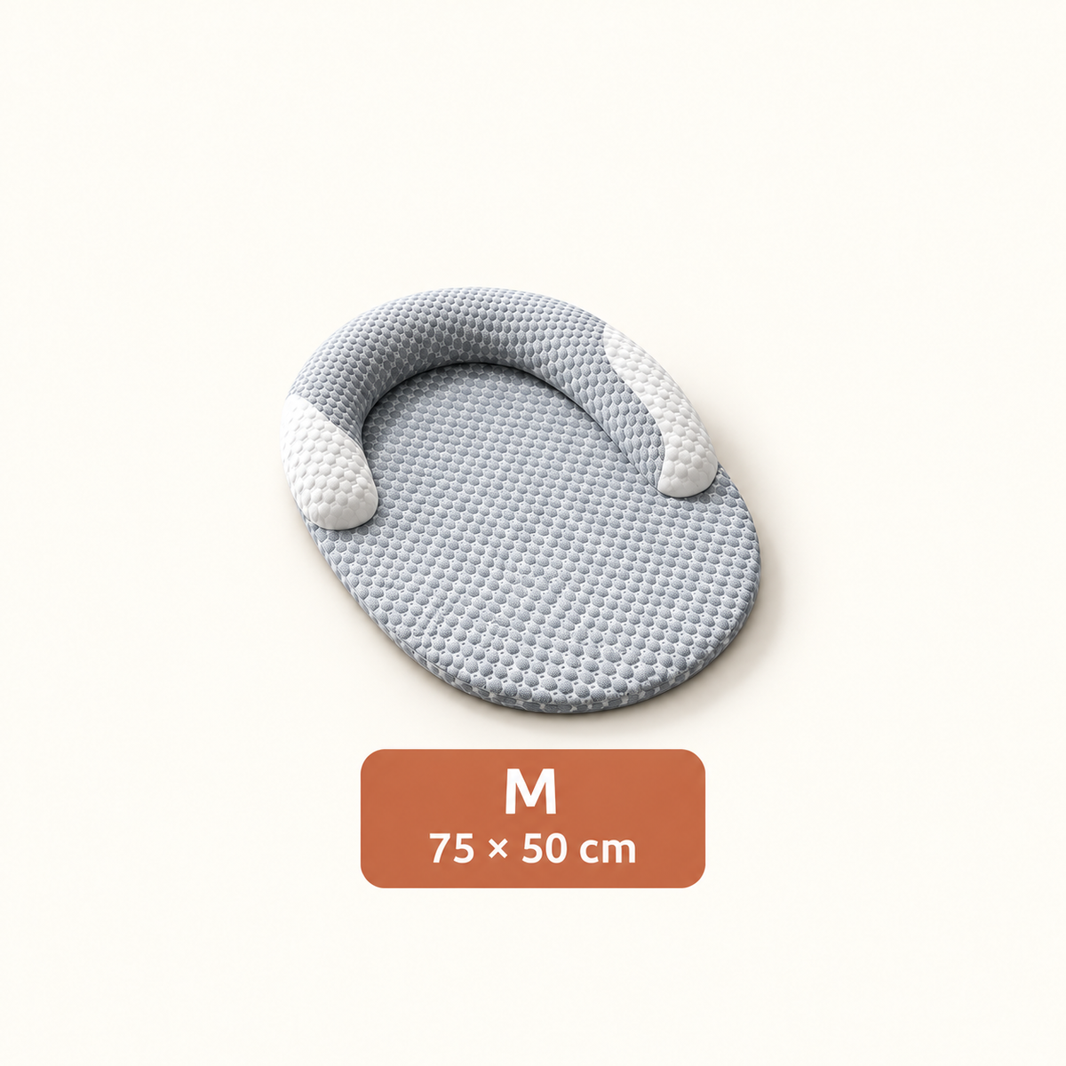Panier ovale Ice Silk taille M, 75 x 50 cm, vue produit seule