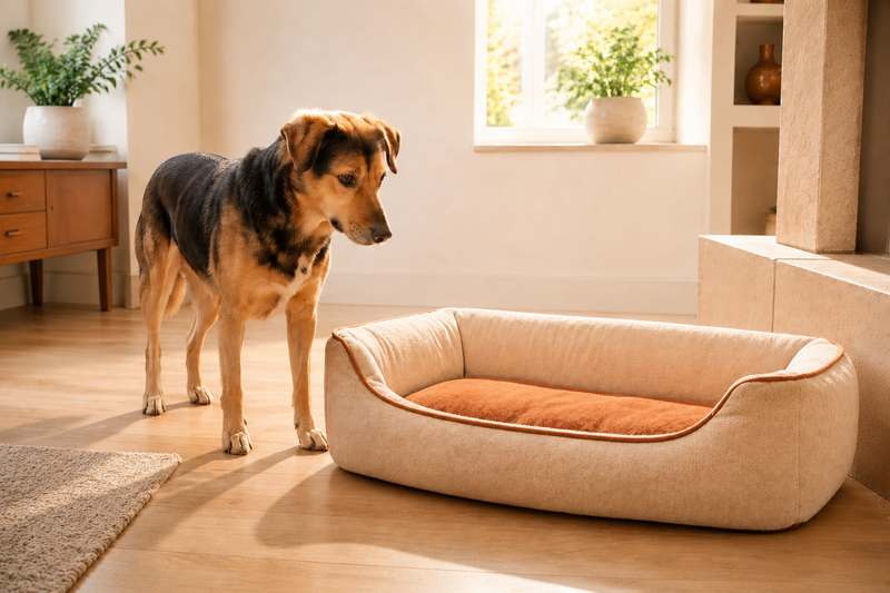 Comment habituer son chien à son nouveau panier ?