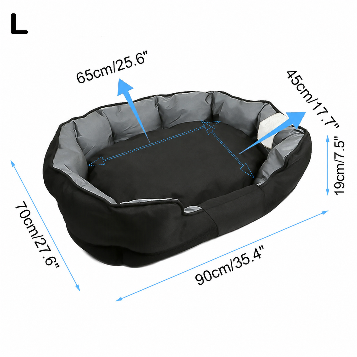 Panier pour Chien Oxford Imperméable — Jusqu'à 50 kg