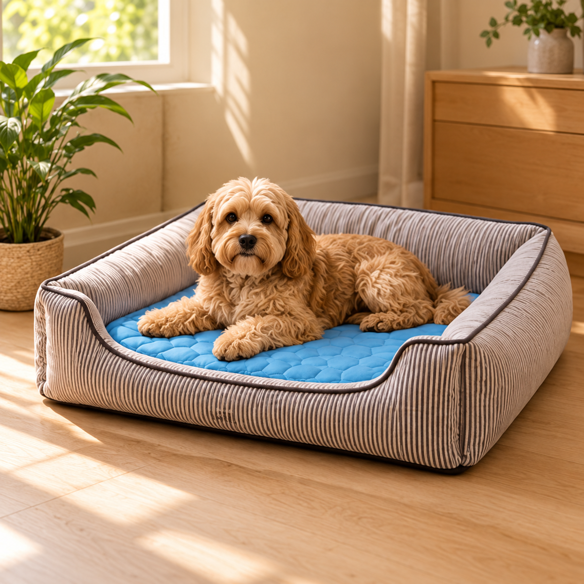 Tapis Rafraîchissant pour Chien et Chat — Fraîcheur Respirante, 4 Tailles