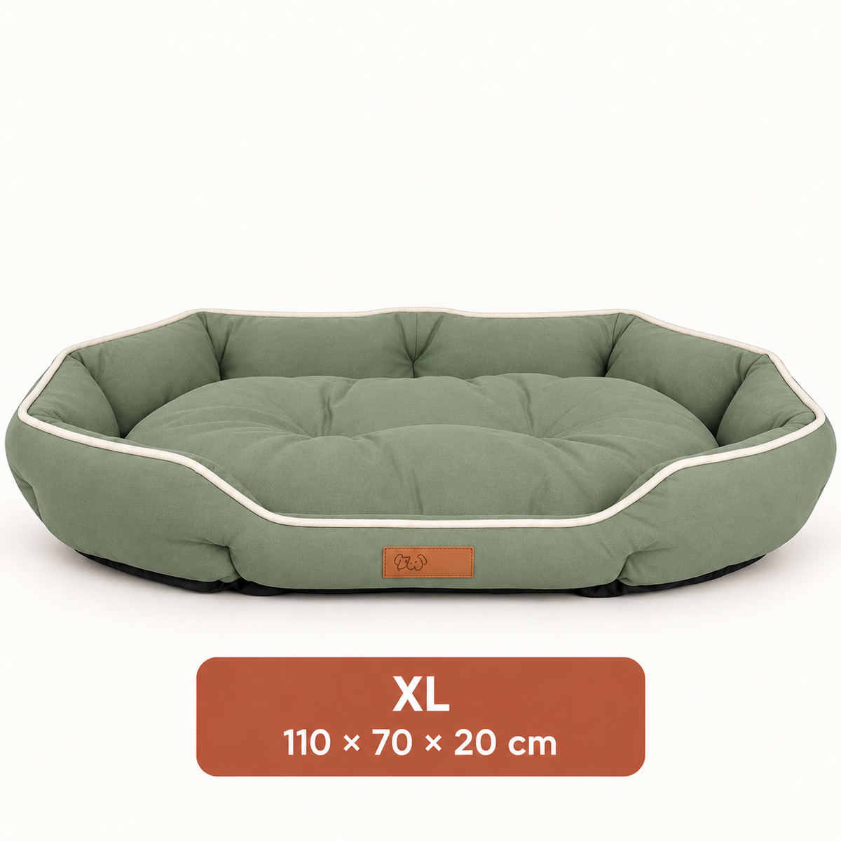Panier pour Chien Sofa Grand Espace — Velours Côtelé, 4 Tailles