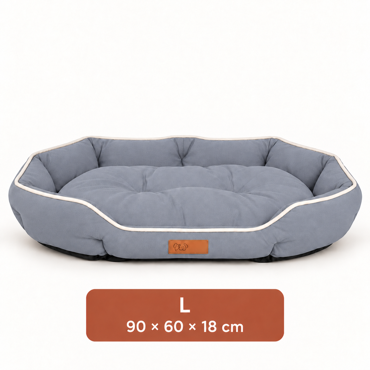 Panier pour Chien Sofa Grand Espace — Velours Côtelé, 4 Tailles