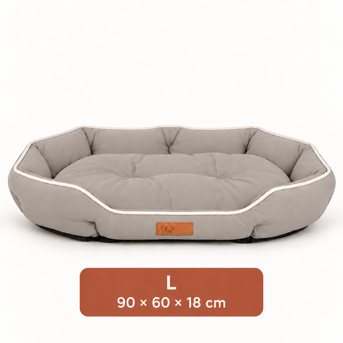 Panier pour Chien Sofa Grand Espace — Velours Côtelé, 4 Tailles