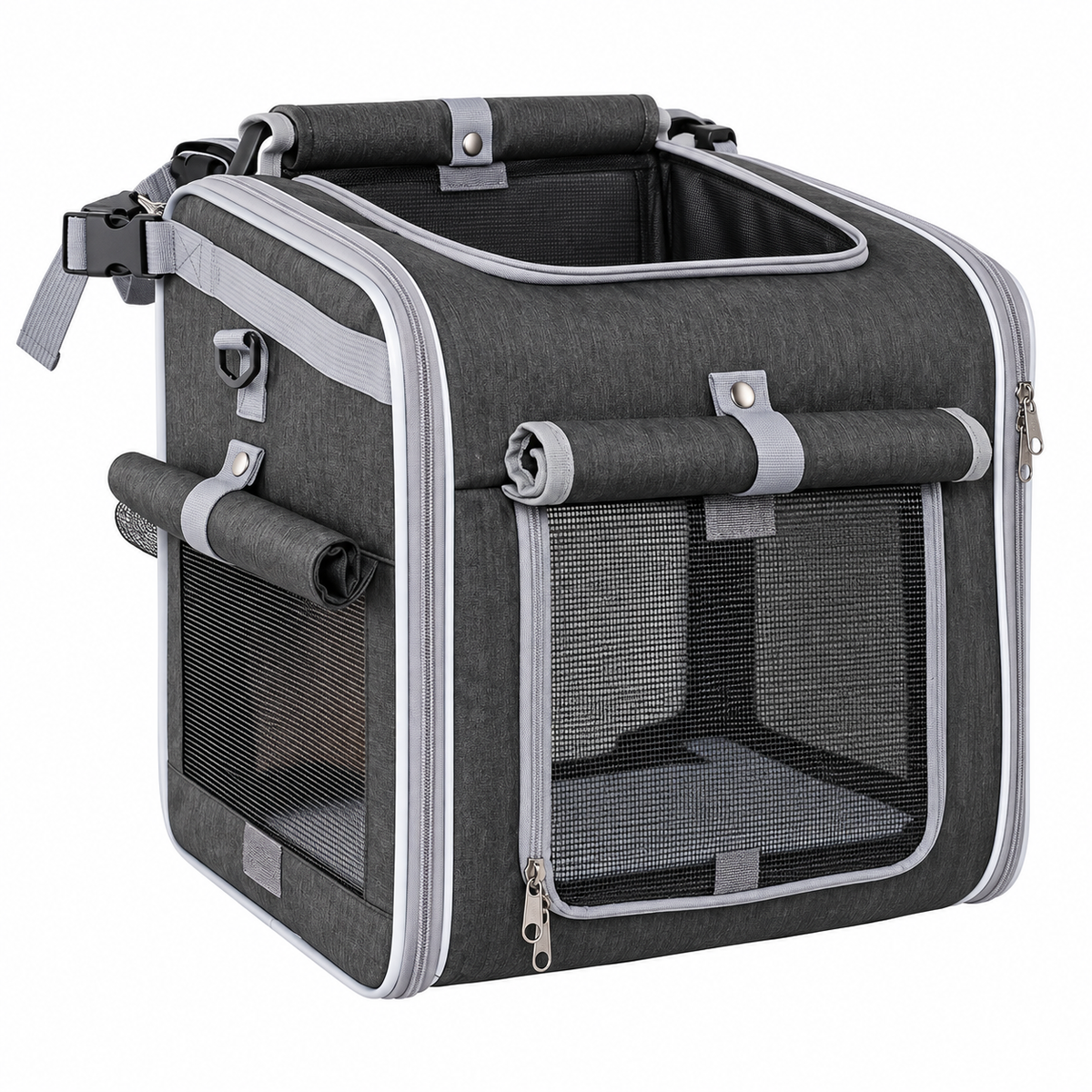 Panier de Vélo pour Chien — Sac à Dos 4-en-1, Espace Extensible