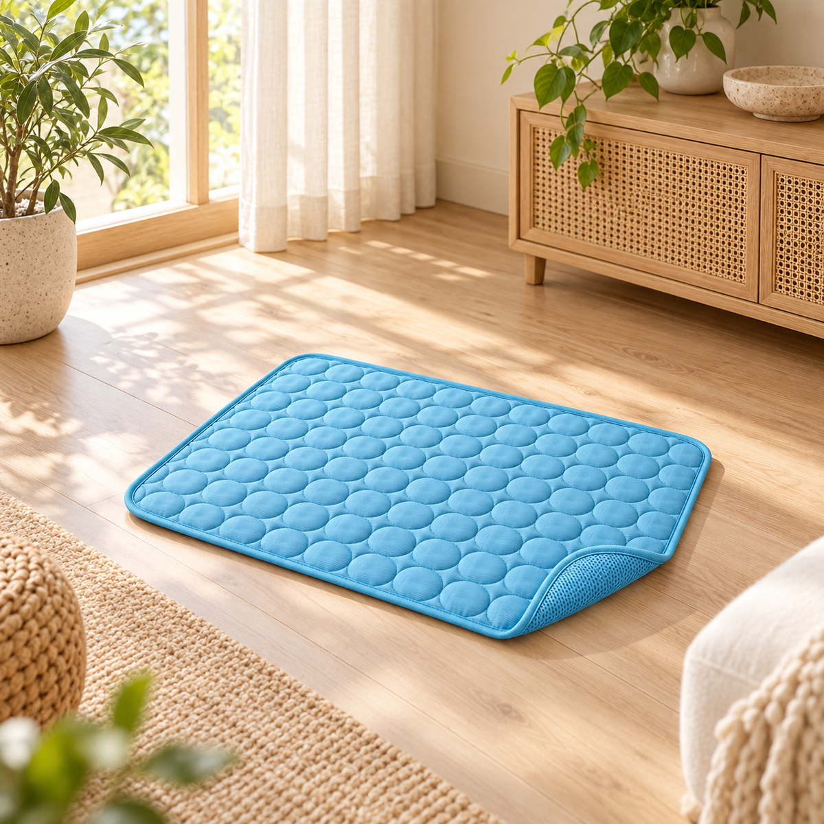 Tapis Rafraîchissant pour Chien et Chat — Fraîcheur Respirante, 4 Tailles