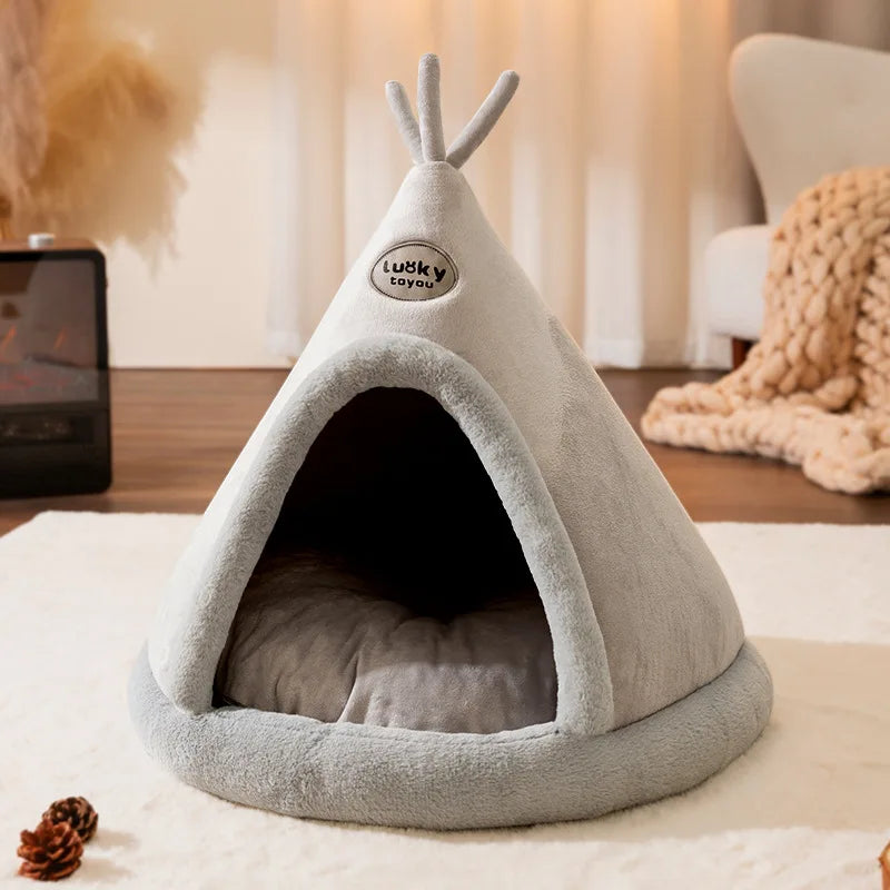 Panier pour Chien Niche Fermée 4 Saisons — Coton Douillet