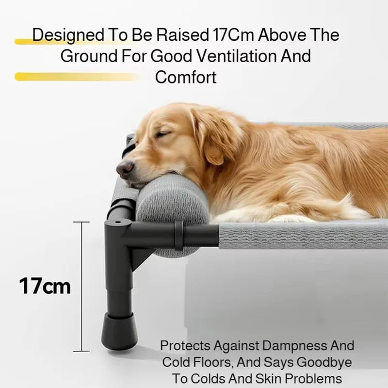 Elevated Dog Bed Detachable Washable Mesh Pet Cot Four Seasons Universal Moisture Proof Dog Bed For Dogs And Cats Sleeping Mat