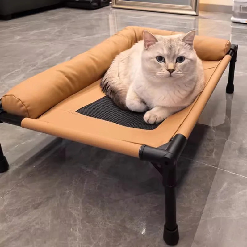 Elevated Dog Bed Detachable Washable Mesh Pet Cot Four Seasons Universal Moisture Proof Dog Bed For Dogs And Cats Sleeping Mat