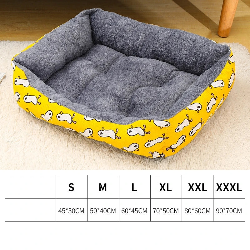 Pet Winter Bed Mat Large Dog Sofa Bed Warm Pet Nest Kennel For Small Medium Large Dogs Puppy Kitten Plus Size Sleeping Mattress