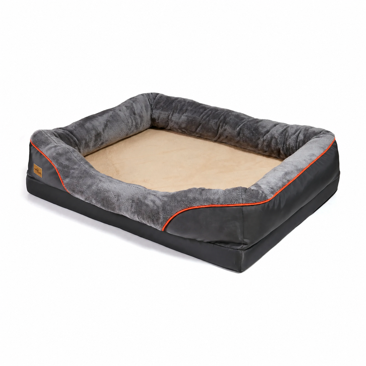 Panier orthopédique 4 rebords pour chien, taille XXL